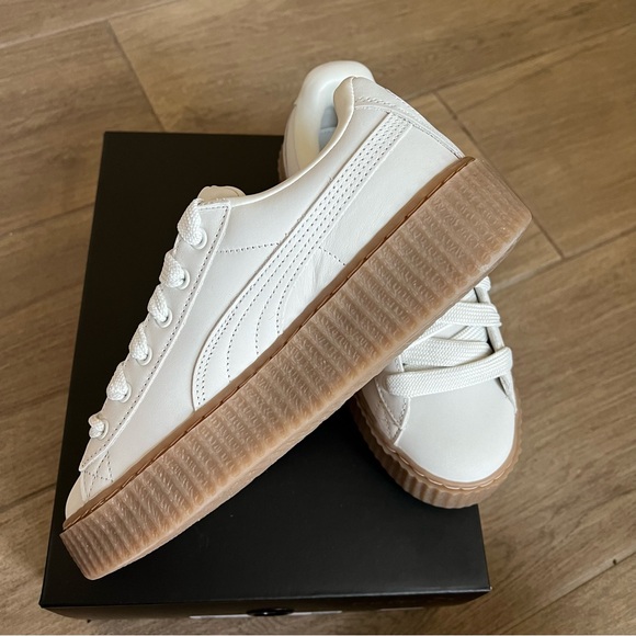 PUMA X FENTY THE CREEPER PHATTY BY RIHANNA EARTH TONE NUBUCK( 39681303) - Picture 4 of 8